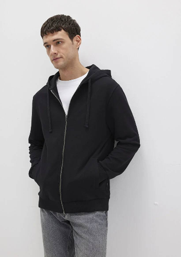 Resim Mavi Kapüşonlu Full Erkek Sweat M0S10423-900