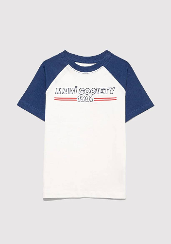 Resim Mavi Athleisure Baskılı Erkek Çocuk Sweat M6610358-85905