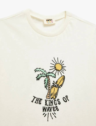 Resim Koton Erkek Çocuk T-shirt 5SKB10123TK