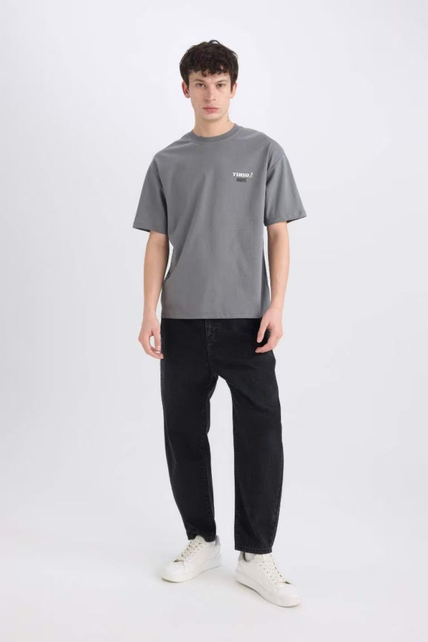 Resim Defacto Erkek  T-shirt D6779AXGR206