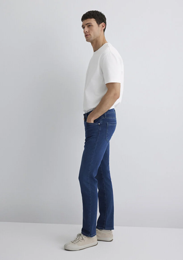 Resim Mavi Jake Erkek Jean Pantolon M0042289280