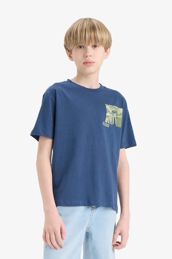 Resim Defacto Erkek Çocuk Kısa Kol T-shirt E4167A8/IN120