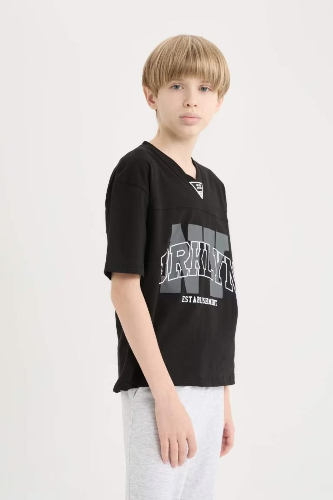 Resim Defacto Erkek Çocuk T-shirt Takım D9820A8BK81