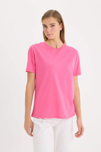 Resim Defacto Kadın Kısa Kol T-shirt W9584AZPN43
