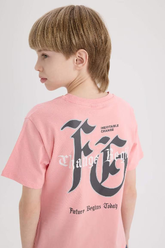 Resim Defacto Erkek Çocuk T-shirt E0101A8/PN185