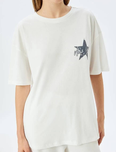 Resim Koton Kadın T-shirt 5SAL10125IK