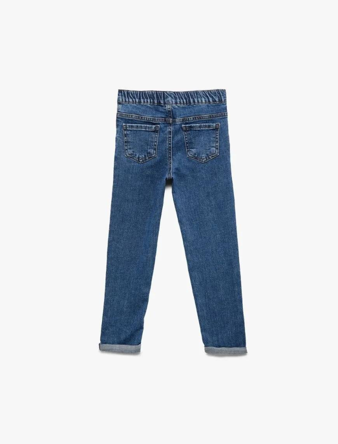 Resim Koton Erkek Bebek Jean Pantolon 6Wmb40001Td