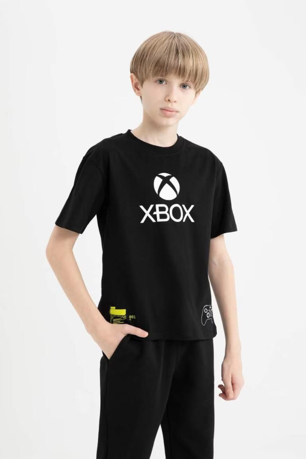 Resim Defacto Erkek Çocuk Kısa Kol T-shirt D9562A8BK81