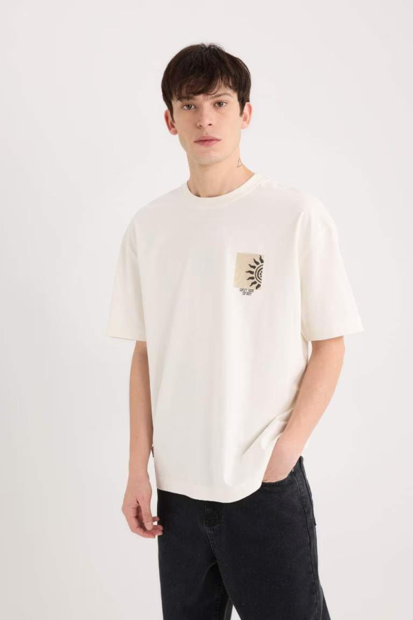 Resim Defacto Erkek  T-shirt B5813AXER105