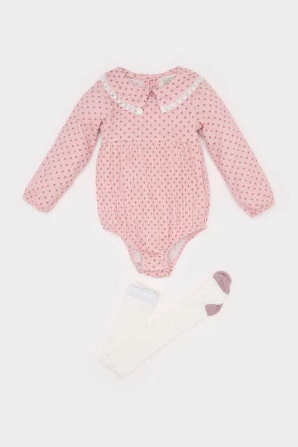 Resim Defacto Kız Bebek Tulum E2384A5PR345