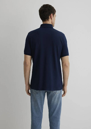 Resim Mavi Polo Erkek T-Shirt M063247-28417