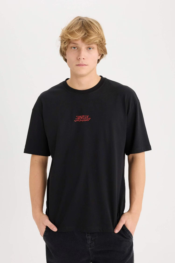 Resim Defacto Erkek  T-shirt D6780AXBK81