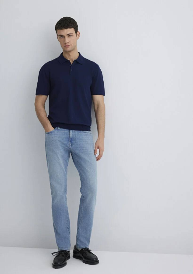 Resim Mavi Marcus Erkek Jean Pantolon M0035189346