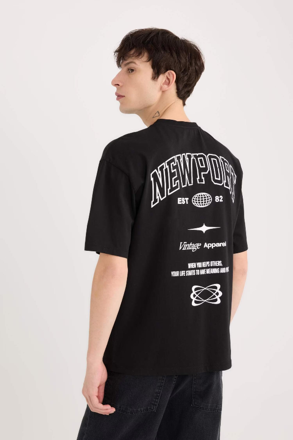 Resim Defacto Erkek  T-shirt D5571AXBK81
