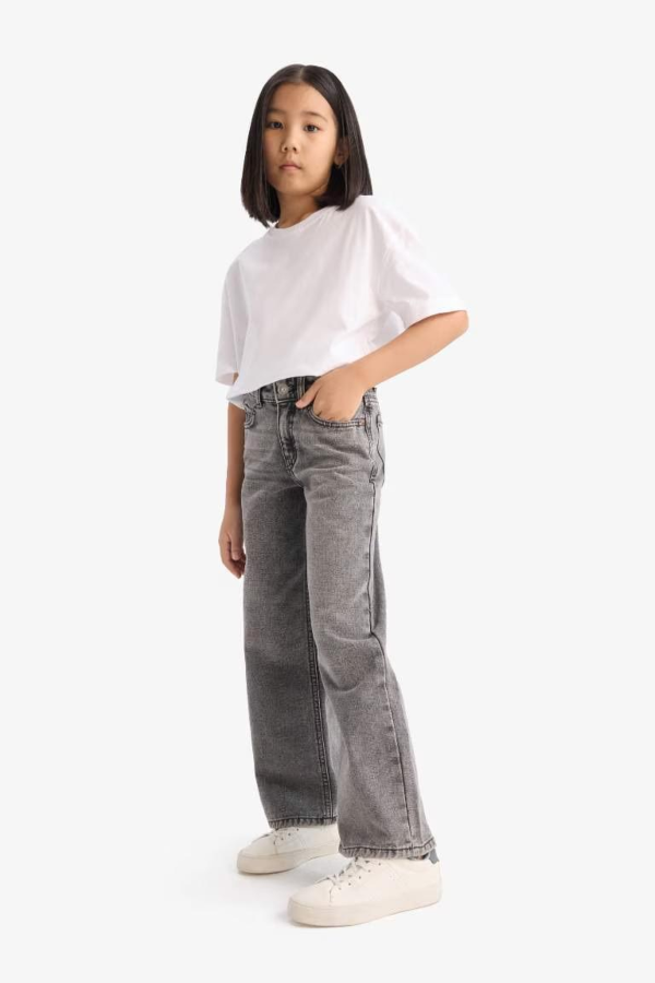 Resim Defacto Kız Çocuk  Jean Pantolon D7111A8/NM18