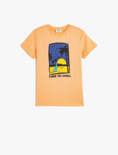Resim Koton Erkek Çocuk T-shirt 5SKB10075TK
