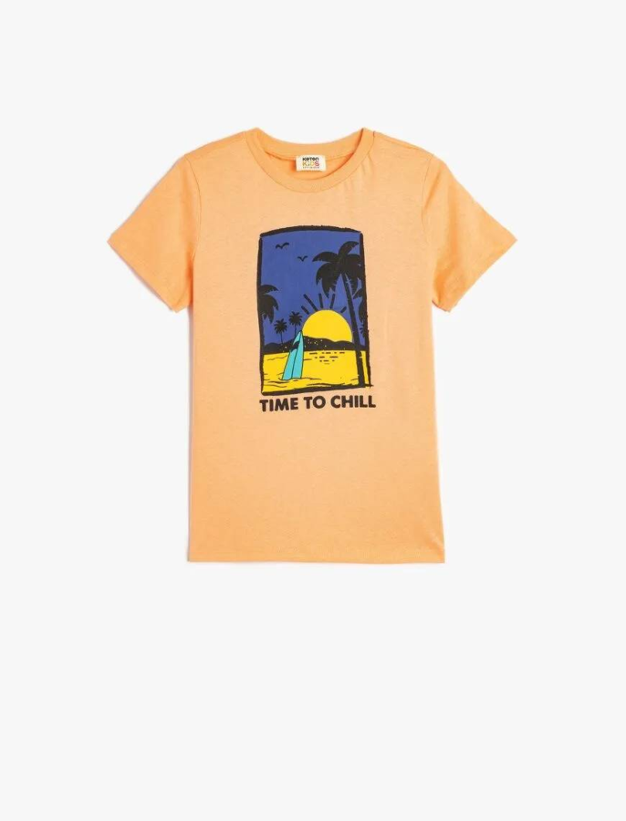 Resim Koton Erkek Çocuk T-shirt 5SKB10075TK