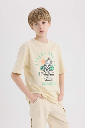 Resim Defacto Erkek Çocuk Kısa Kol T-shirt E0169A8/BG354