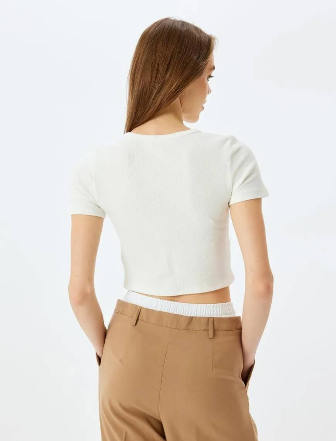 Resim Koton Kadın T-shirt 5SAL10049IK