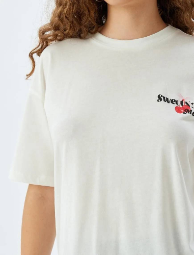 Resim Koton Kadın T-shirt 5SAL10124IK
