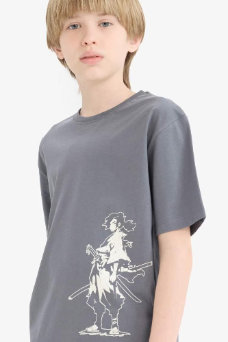Resim Defacto Erkek Çocuk Kısa Kol T-shirt E0178A8/AR58