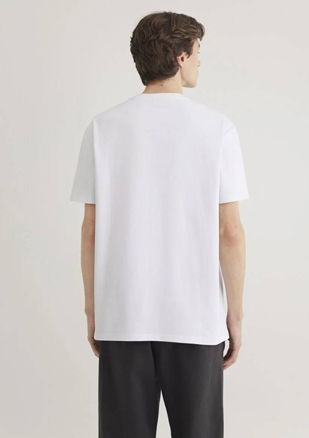 Resim Mavi Cepli Erkek T-Shirt M066248-620