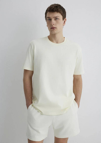 Resim Mavi Erkek T-shirt