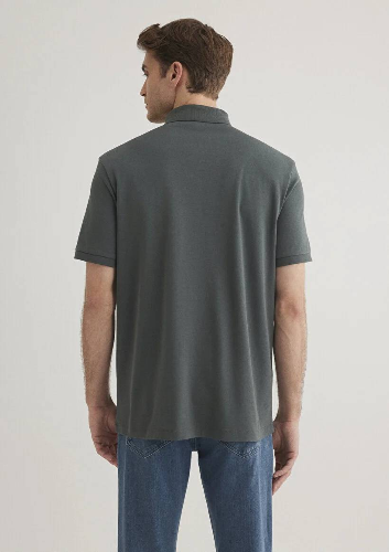 Resim Mavi Polo Erkek T-Shirt M0612520-71598