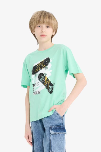 Resim Defacto Erkek Çocuk Kısa Kol T-shirt F0174A8GN1203