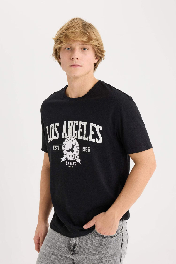 Resim Defacto Erkek  T-shirt D5577AXBK81