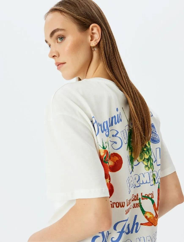 Resim Koton Kadın T-shirt 5SAL10248IK