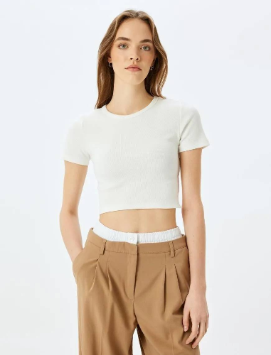 Resim Koton Kadın T-shirt 5SAL10049IK