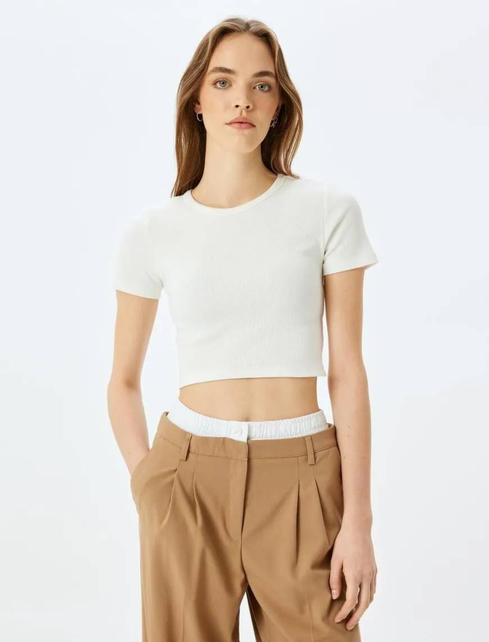 Resim Koton Kadın T-shirt 5SAL10049IK