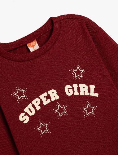Resim Koton Kız Bebek Sweat 5WMG10183AK