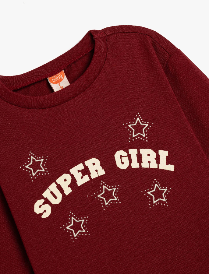 Resim Koton Kız Bebek Sweat 5WMG10183AK