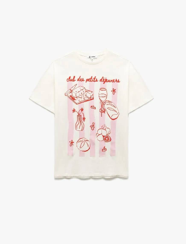 Resim Koton Kadın Kısa Kol T-shirt 5SAL10745IK