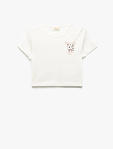 Resim Koton Kız Çocuk T-shirt 5SKG10462AK