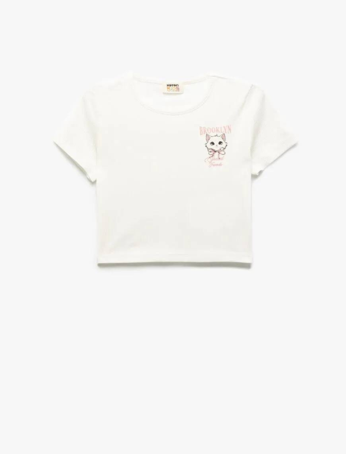 Resim Koton Kız Çocuk T-shirt 5SKG10462AK