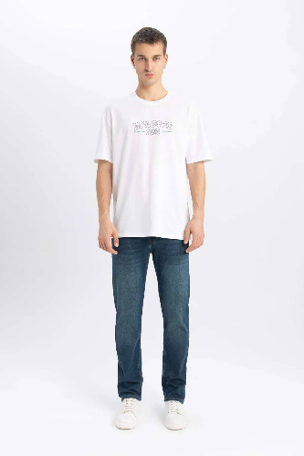 Resim Defacto Erkek  T-shirt D5568AXWT34