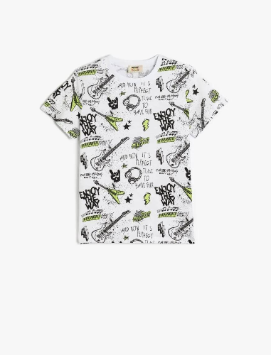 Resim Koton Erkek Çocuk T-shirt 5SKB10169TK