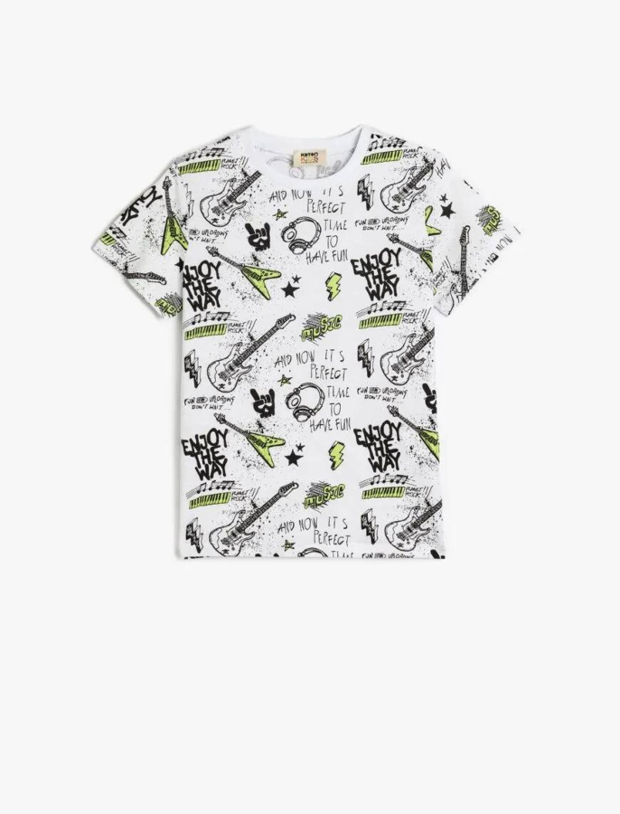 Resim Koton Erkek Çocuk T-shirt 5SKB10169TK