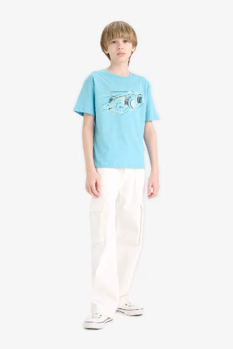 Resim Defacto Erkek Çocuk Kısa Kol T-shirt F0168A8TR248