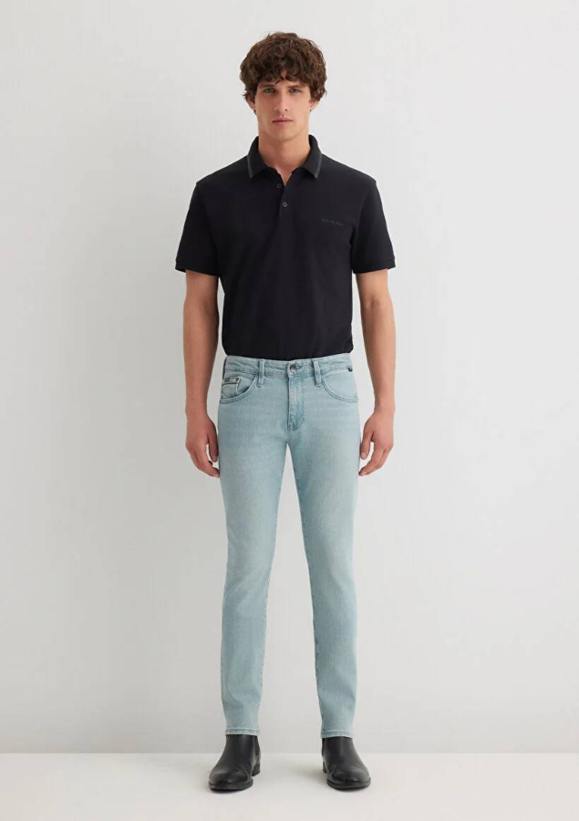 Resim Mavi Skinny Erkek  Jean Pantolon M0042489802