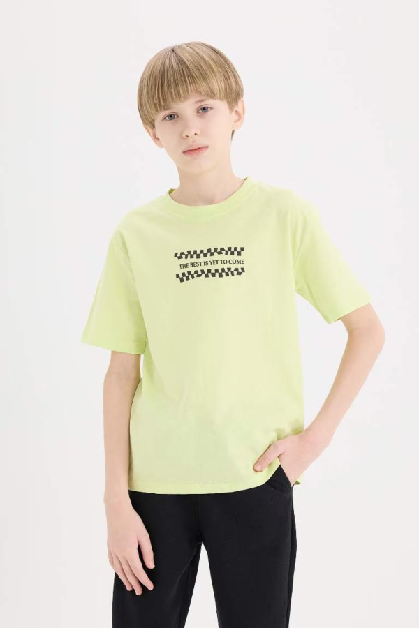 Resim Defacto Erkek Çocuk T-shirt E0968A8/GN404