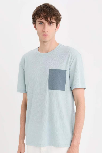 Resim Defacto Erkek  T-shirt B6535AX/BE215
