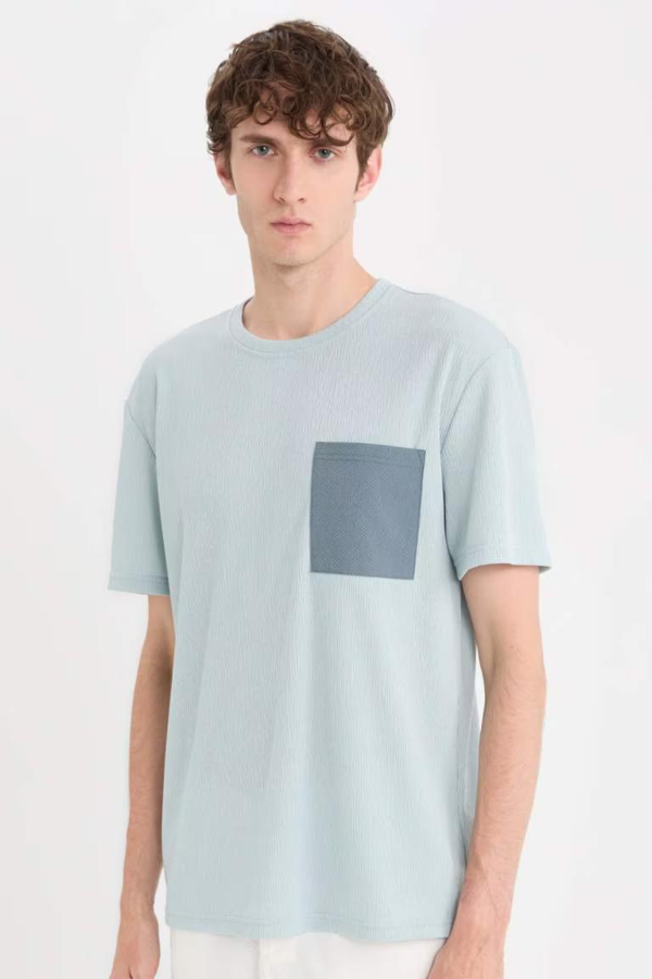 Resim Defacto Erkek  T-shirt B6535AX/BE215