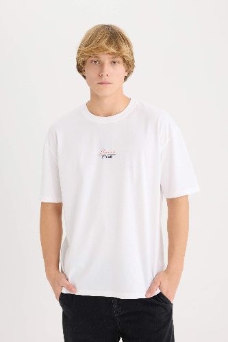 Resim Defacto Erkek  T-shirt D7814AX/WT34