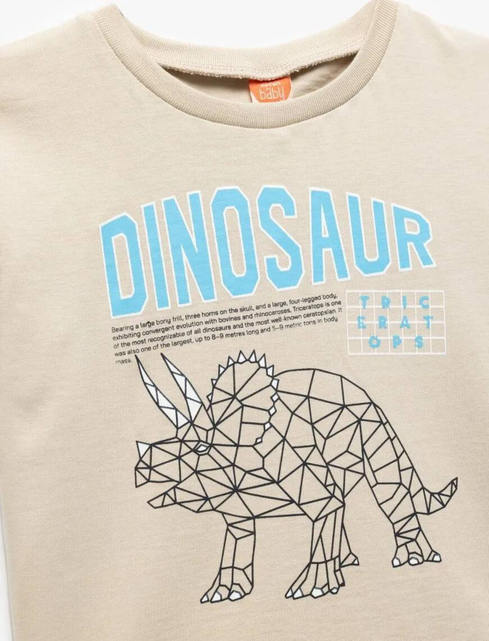 Resim Koton Erkek Bebek  T-shirt 5SMB10075TK
