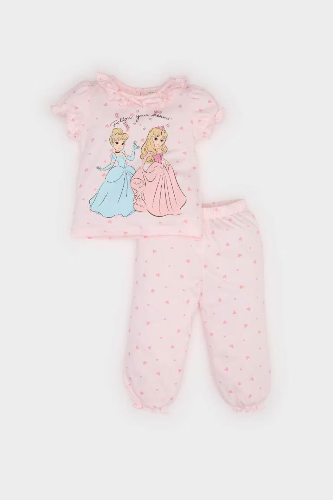Resim Defacto Kız Bebek Şort Takım E1546A5PN436