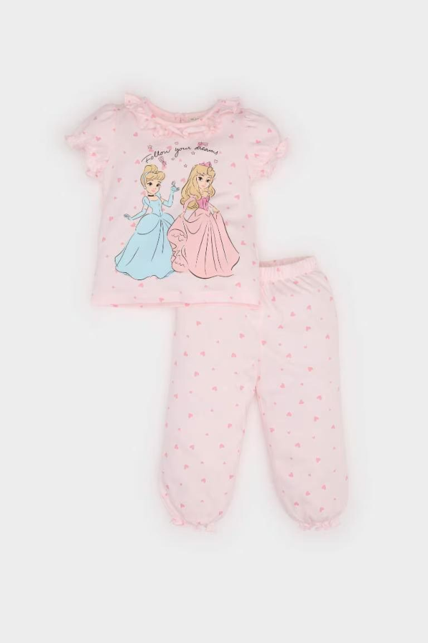 Resim Defacto Kız Bebek Şort Takım E1546A5PN436